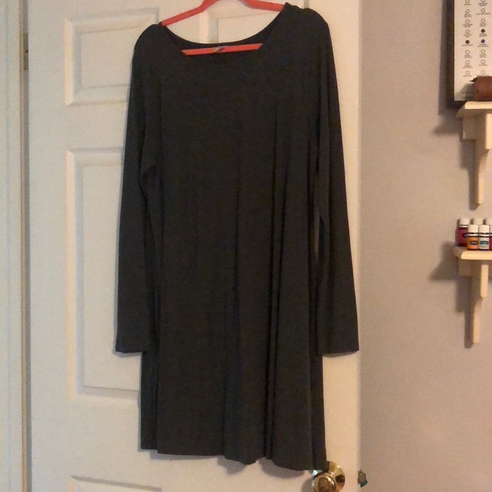 Gray Swing Dress